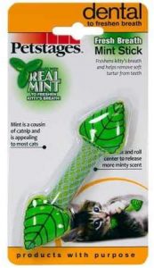 Petstages Fresh Breath Mint Stick Cat Toy