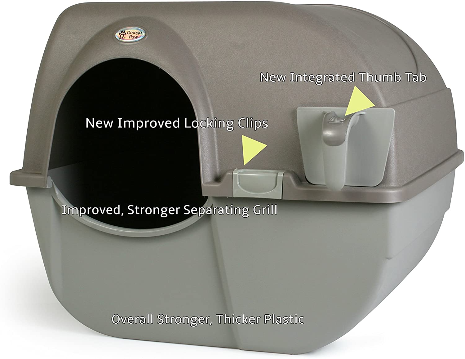 Omega Paw Roll’N Clean Cat Litter Box