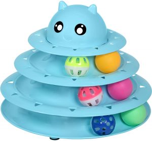 UPSKY Cat Toy Roller Cat Toys 3 Level