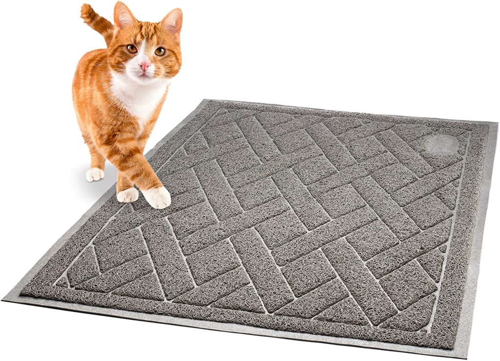Gorilla Grip Original Premium Durable Cat Litter Mat, Traps Litter from