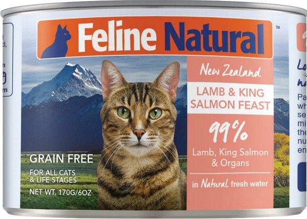 Feline Natural Lamb & King Salmon Canned Cat Food