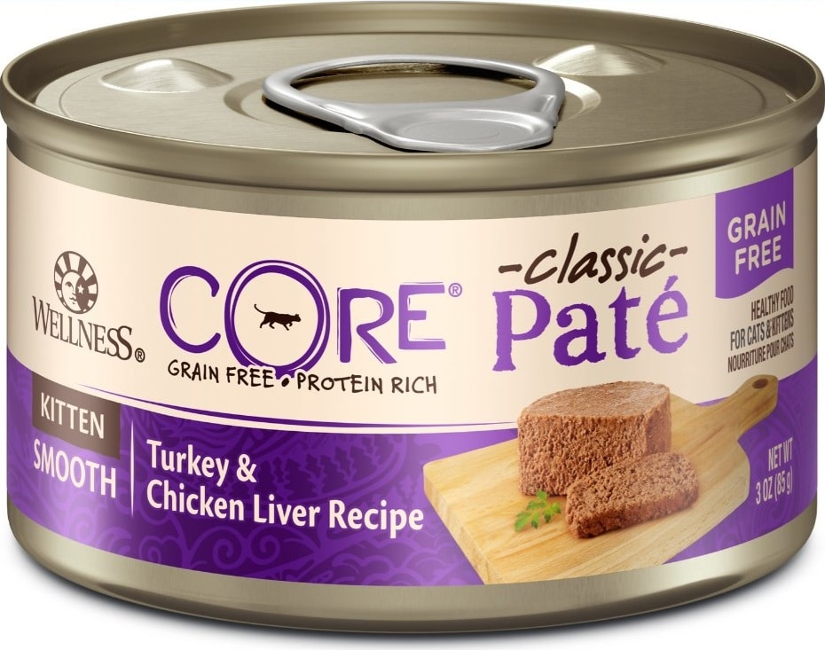 Wellness CORE Natural Turkey & Chicken Liver Pâté Canned Kitten Food